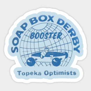 Soap Box Derby Booster Topeka Optimists Sticker